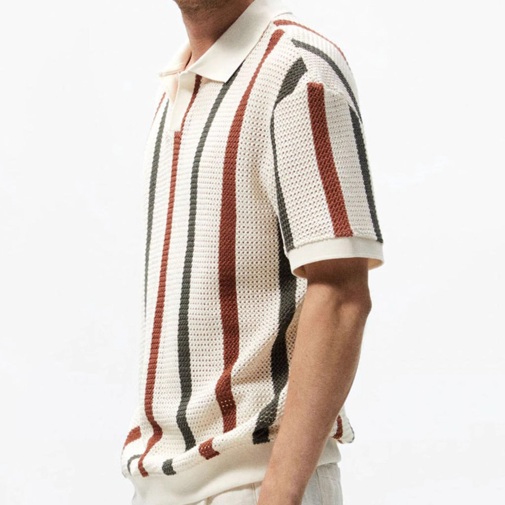 Men's Slim Fit Ice Silk Polo – Breathable & No-Iron