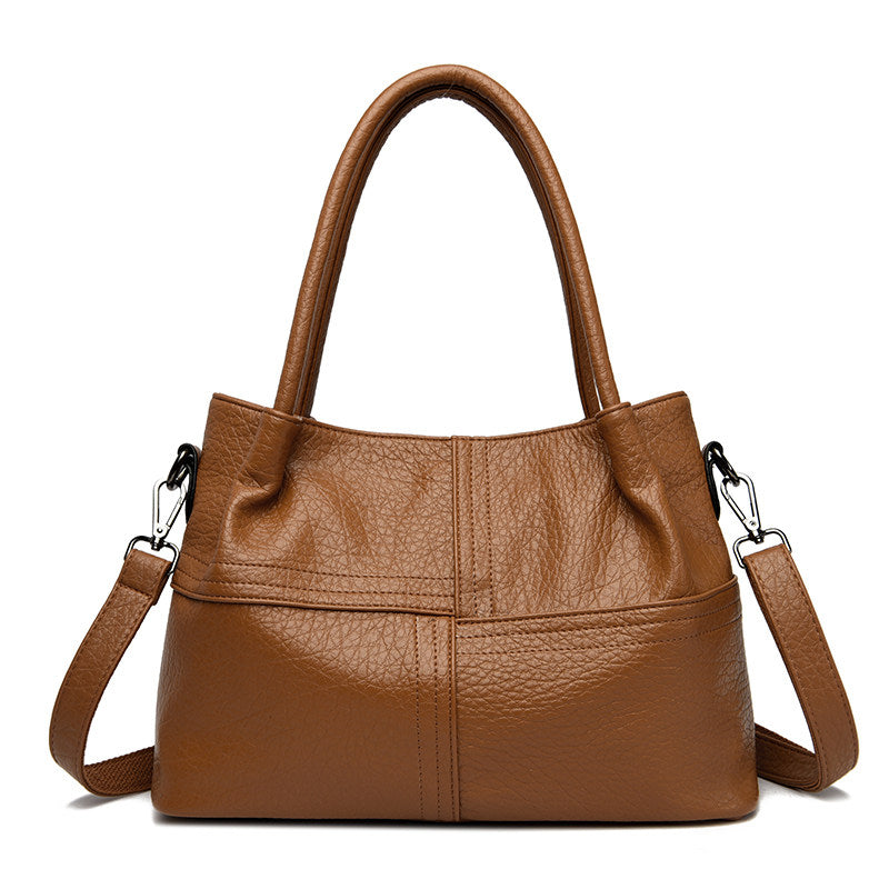 Women's Genuine Cowhide Leather Tote Bag