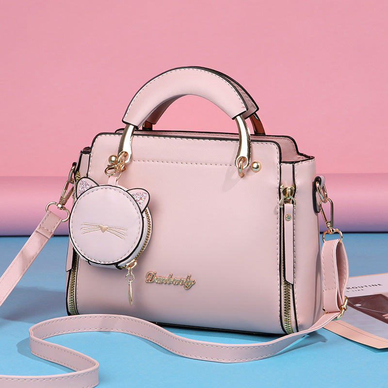 Women's Solid Color PU Shoulder Bag
