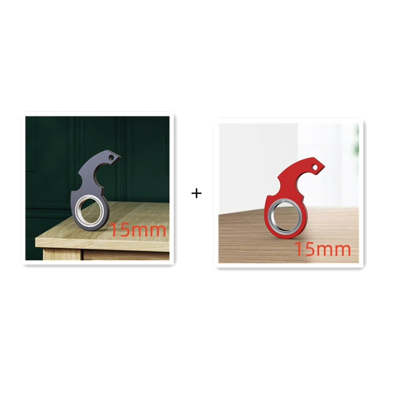 Fidget Spinner Keychain - Multi-Tool Bottle Opener & Stress Relief