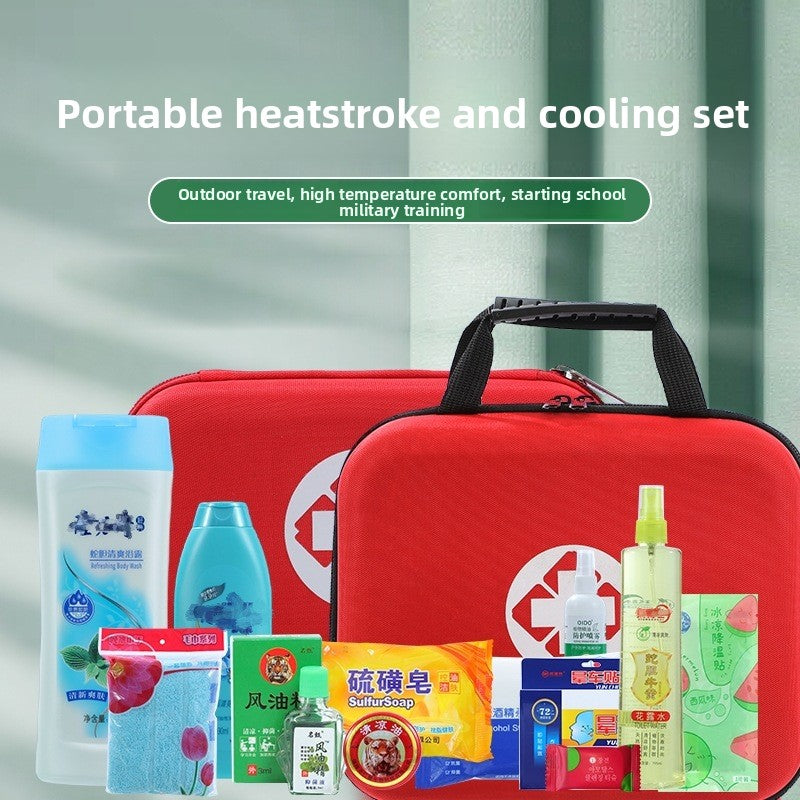 Summer Heatstroke Medical Bag – First Aid & Sun Protection Tote