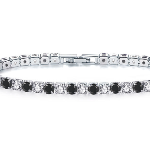 Zircon Tennis Bracelet | Gold, Rose Gold & Platinum