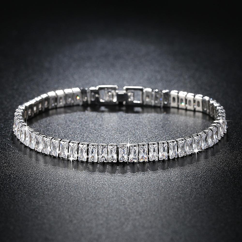 Women's Geometric Zircon Bracelet | Korean Light Luxury