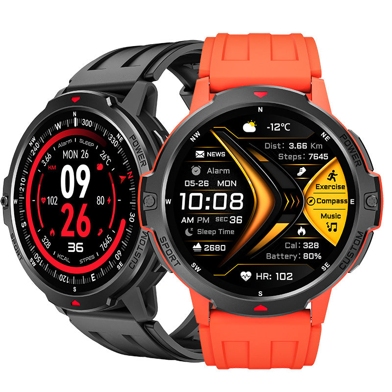 Latest Waterproof 3ATM GPS Smartwatch - Advanced Fitness & Navigation Tracker