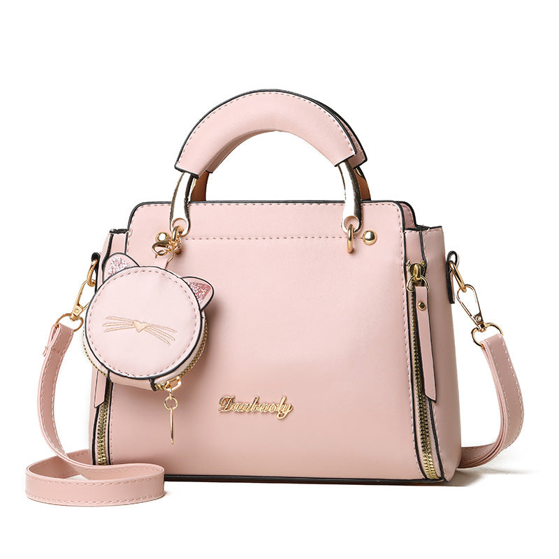 Women's Solid Color PU Shoulder Bag