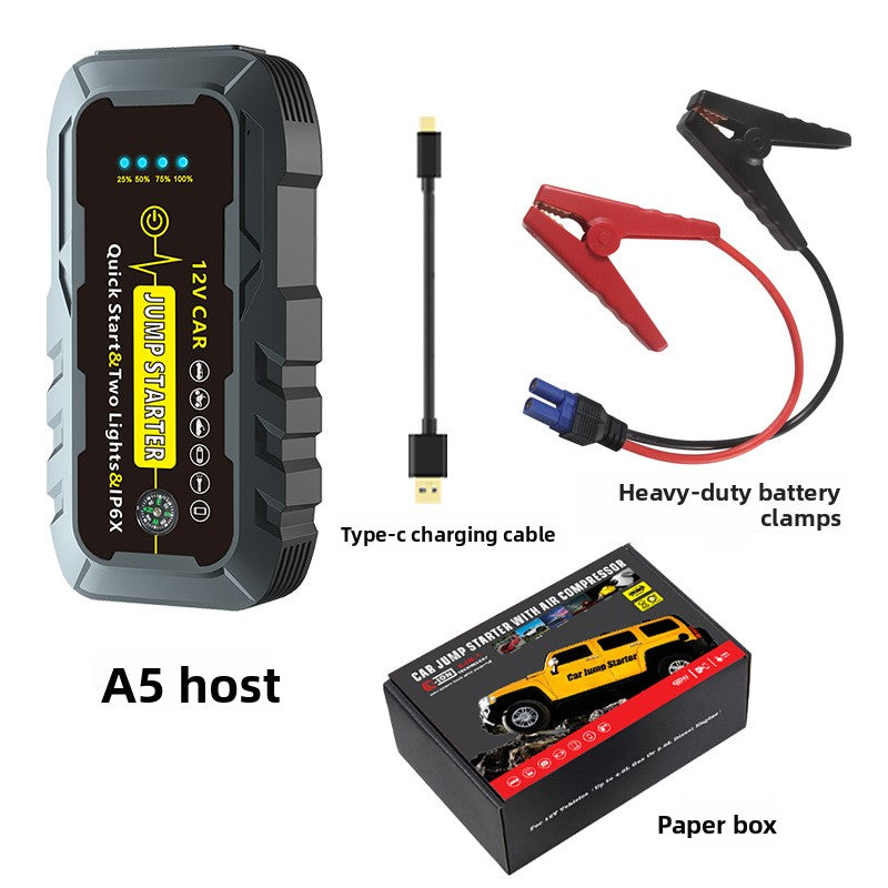 Car Emergency Jump Starter 12V – Waterproof IP6X Battery Booster & Power Bank
