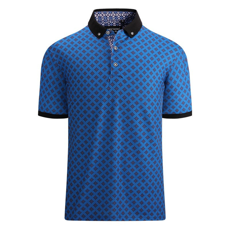 Men's Ribbed Texture Polo Shirt | 6 Colors