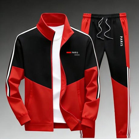 Men's Zipper Jacket and Trousers Set YT6129170467 XL