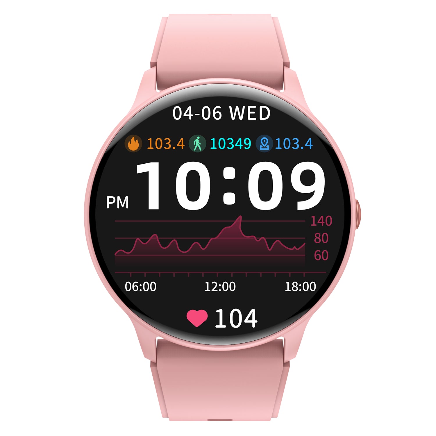 All-in-One Smartwatch - Fitness Tracker with Heart Rate Monitor & Smart Notifications