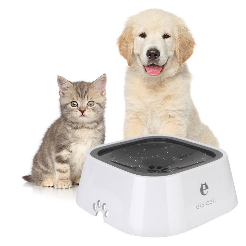 1.5L Anti-Spill Pet Water Bowl - Floating No-Splash Feeder for Dogs & Cats