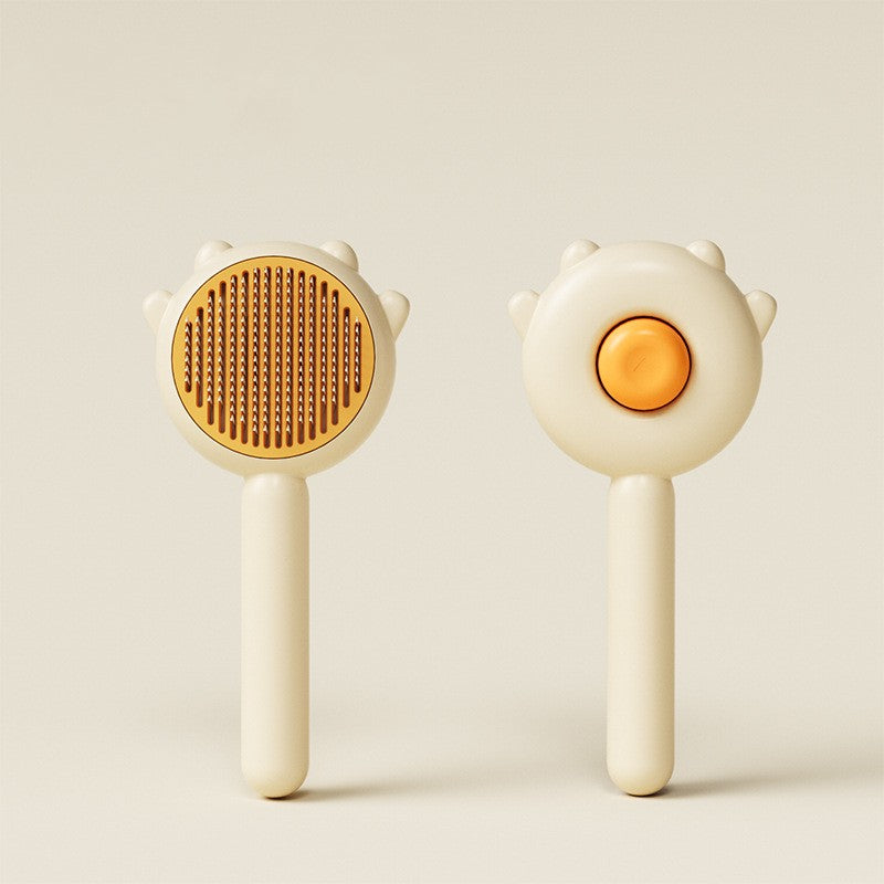 Pet Grooming Brush - Massage Comb for Hair Removal & Shedding Control