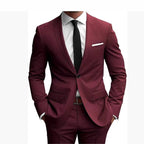 Men's Slim Fit Korean-Style Suit