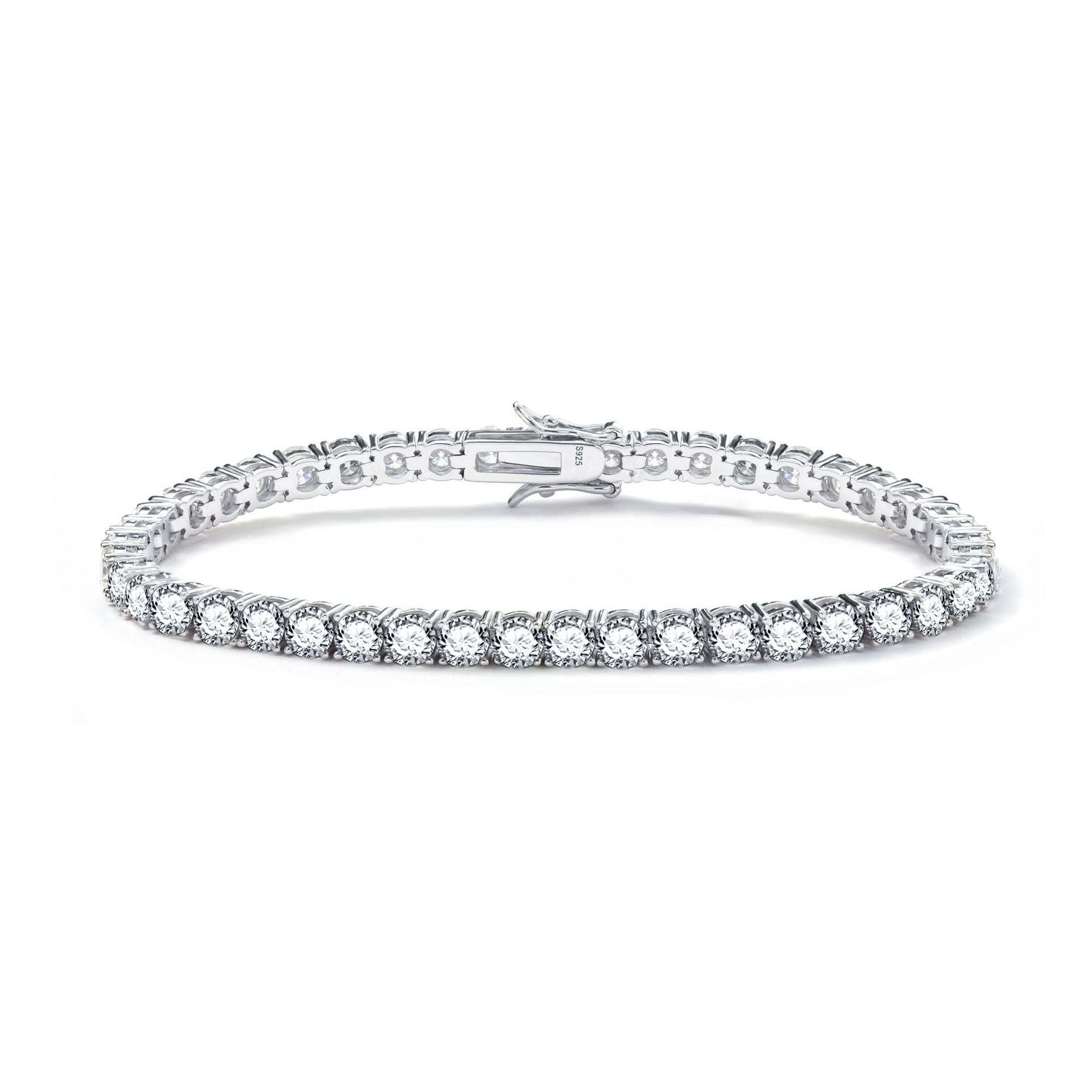 Zircon Tennis Chain Hip Hop Bracelet | Gold & Rose Gold