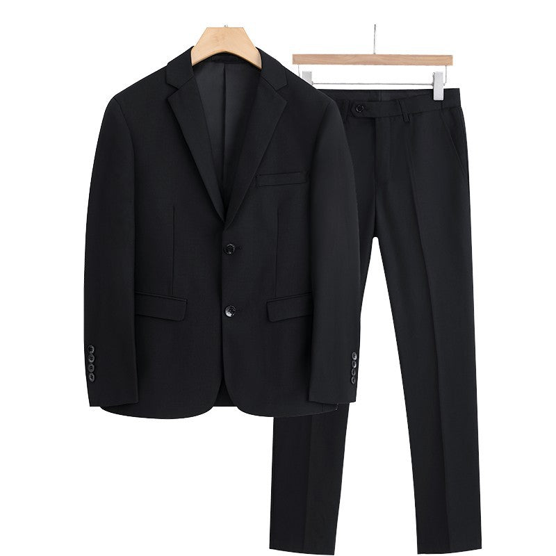 Men's Slim Fit Serge Two-Button Suit