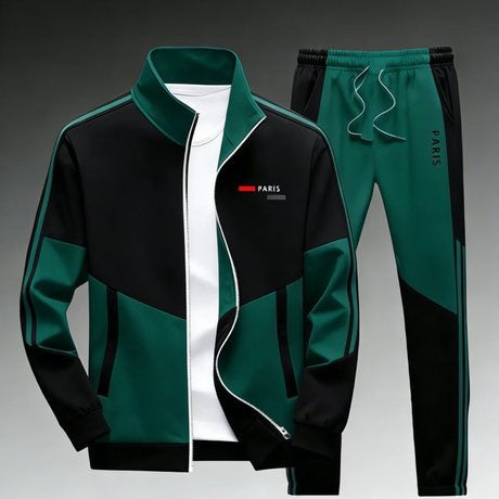 Men's Zipper Jacket and Trousers Set YT6129170468 L