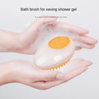 2-in-1 Pet Bath Brush - Soft Silicone Massage & Shampoo Comb for Dogs & Cats