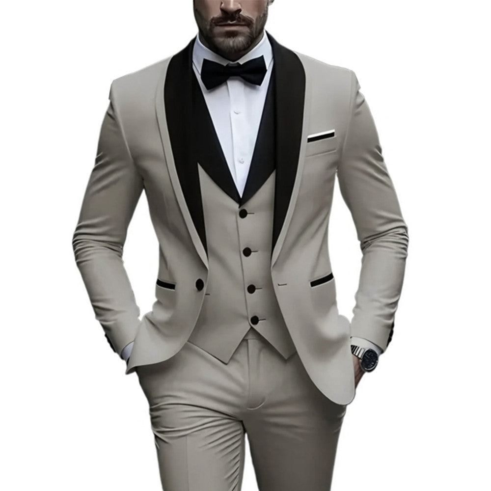 Men's Slim Fit Business Casual Suit