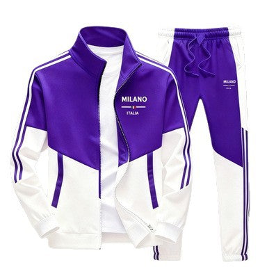 Casual Sportswear Cardigan Set