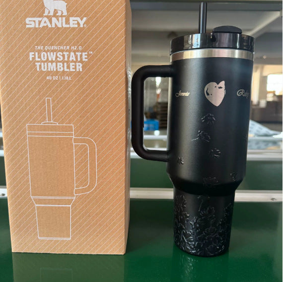 Stanley 40oz Insulated Tumbler with Straw Jennie Kraft Carton 40oz(1180ml)