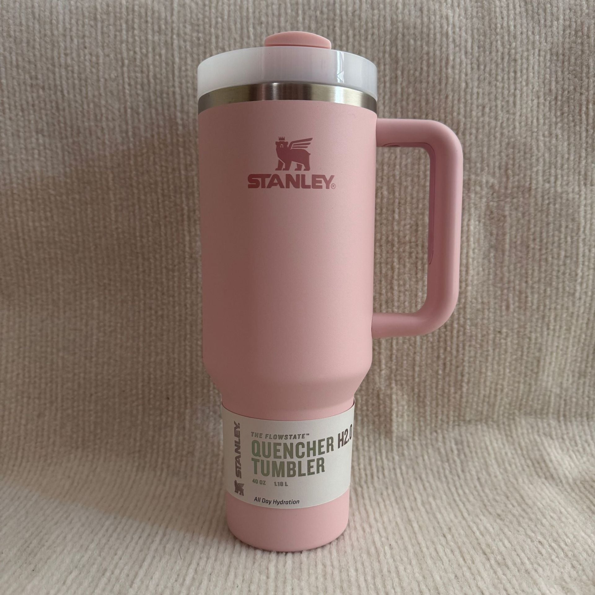 Stanley 40oz Insulated Tumbler with Straw | Fredlox Direct S1 - Solid color 40oz(1180ml)