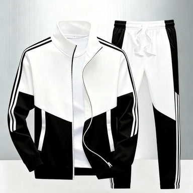 Casual Sportswear Cardigan Set