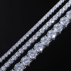 Zircon Tennis Chain Hip Hop Bracelet – Gold & Rose Gold | Fredlox Direct