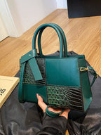 Women's Crocodile Pattern PU Fashion Tote Bag | Fredlox Direct