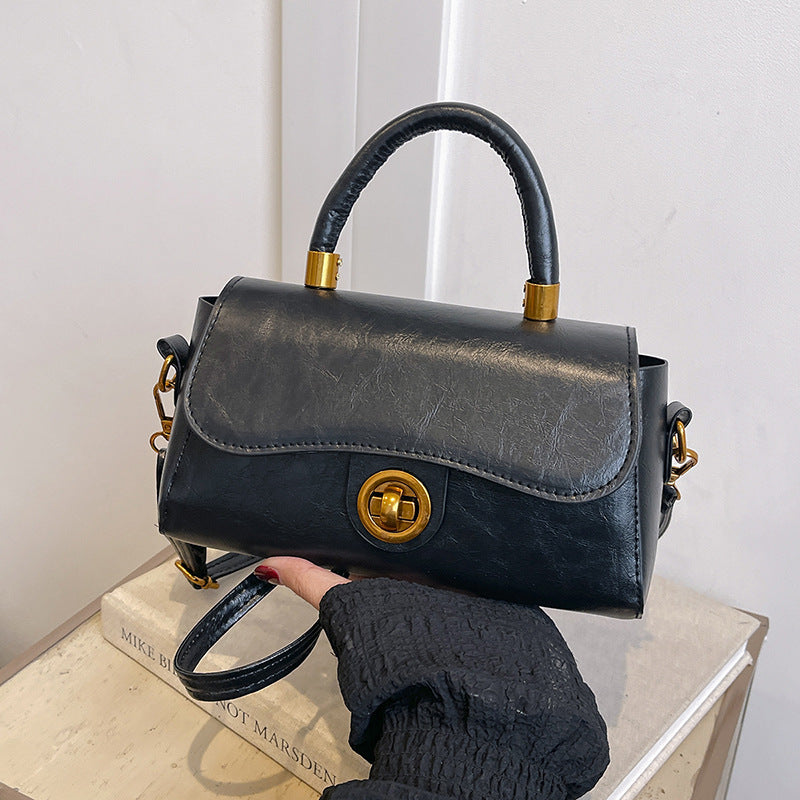 Women's Retro PU Shoulder Bag – Commuter Crossbody