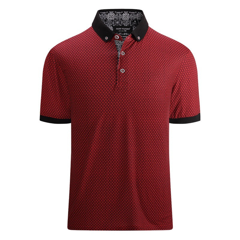 Men's Ribbed Texture Polo Shirt | 6 Colors