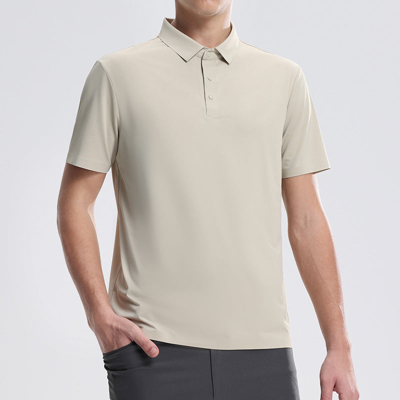Men's Quick-Dry Ice Silk Polo Shirt | Moisture-Wicking