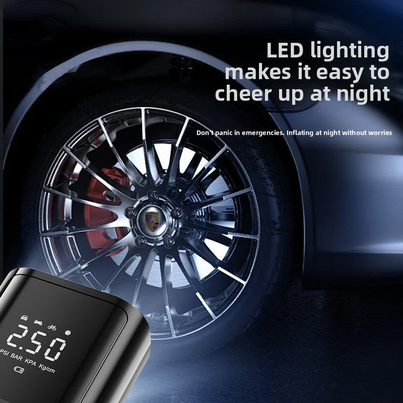 Portable Digital Tire Inflator — 60W, Wireless & 12V Corded, Dual-Use