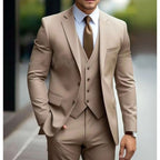 Men's Slim Fit Three-Piece Suit – 16 Colors, Extended Sizes | Fredlox Direct