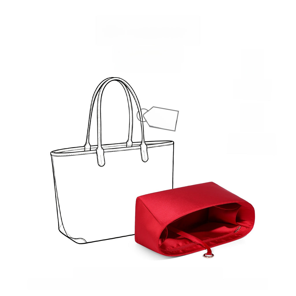 Silk Satin Handbag Organizer Insert