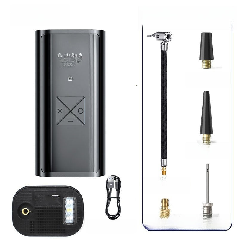 Portable Digital Car Tire Inflator with Power Bank Function