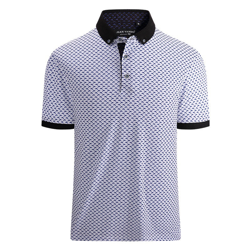 Men's Ribbed Texture Polo Shirt | 6 Colors