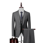 Men's Formal Three-Piece Suit – 20 Colors, Four-Season | Fredlox Direct