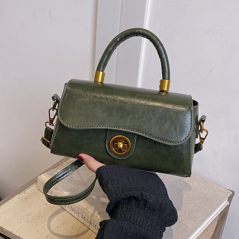 Women's Retro PU Shoulder Bag – Commuter Crossbody