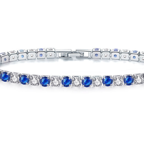 Zircon Tennis Bracelet | Gold, Rose Gold & Platinum
