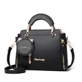 Women's Solid Color PU Shoulder Bag
