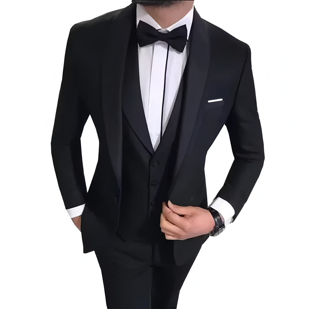 Men's Slim Fit Business Casual Suit