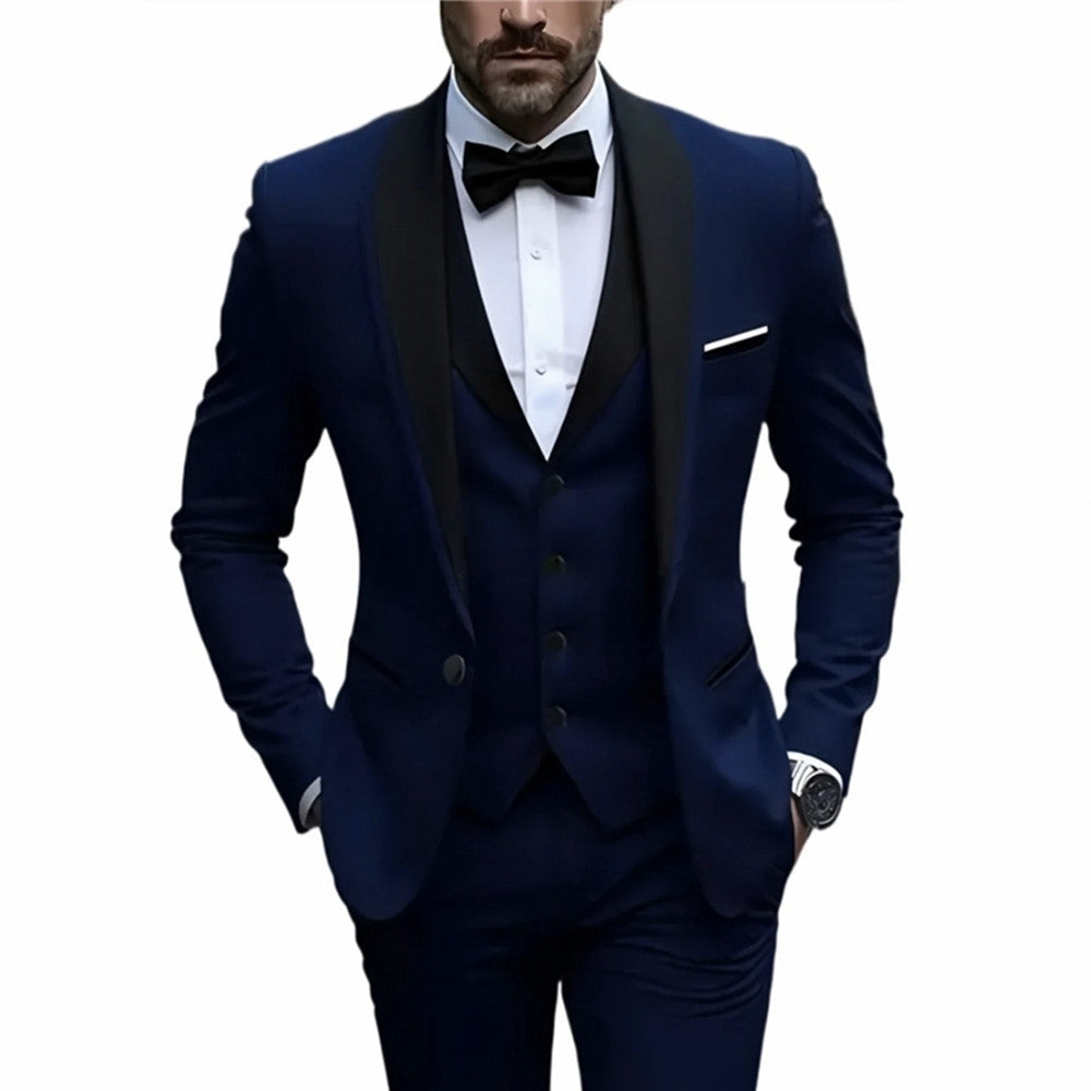 Men's Slim Fit Business Casual Suit