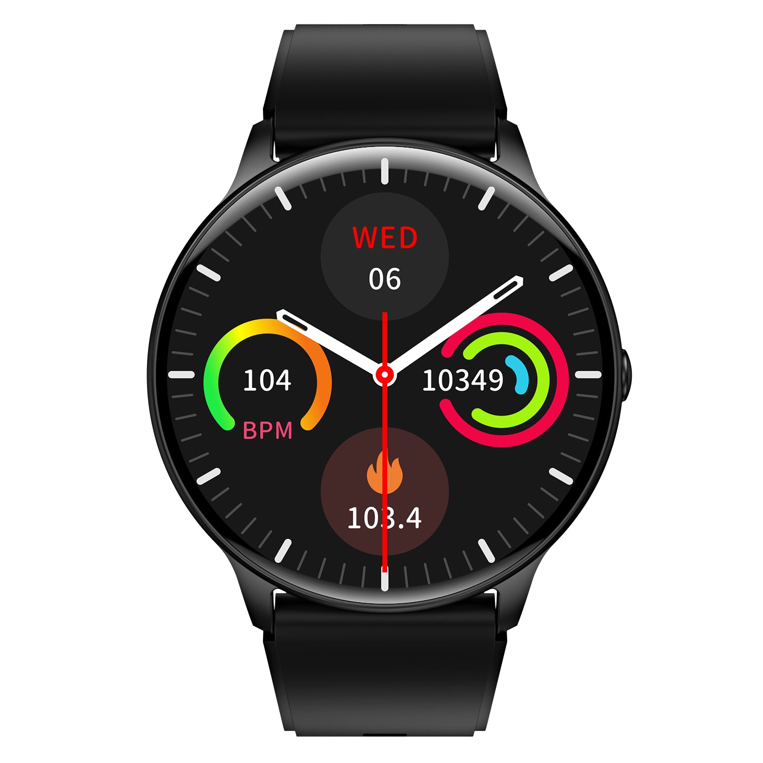 All-in-One Smartwatch - Fitness Tracker with Heart Rate Monitor & Smart Notifications