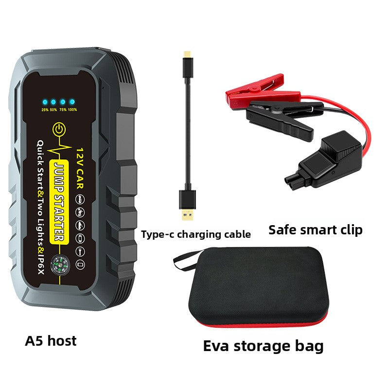 Car Emergency Jump Starter 12V – Waterproof IP6X Battery Booster & Power Bank
