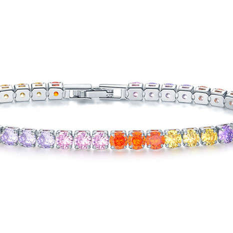 Zircon Tennis Bracelet | Gold, Rose Gold & Platinum