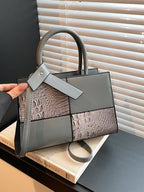 Women's Crocodile Pattern PU Fashion Tote Bag | Fredlox Direct