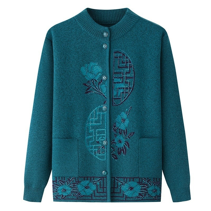 Women's Fleece-Lined Knit Cardigan