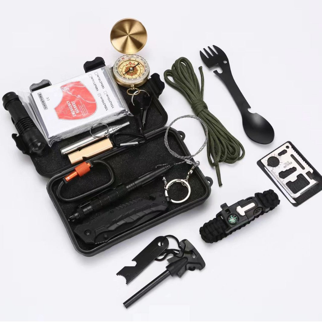 Outdoor Survival Tactical Bag with First Aid Kit – Multi-Carry Emergency Gear Set