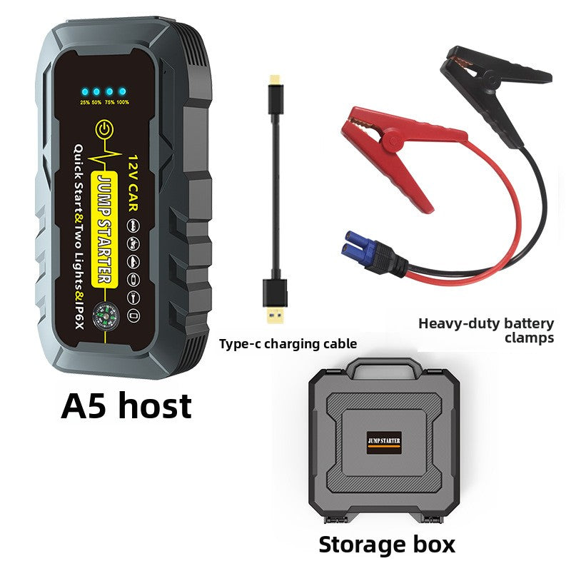 Car Emergency Jump Starter 12V – Waterproof IP6X Battery Booster & Power Bank