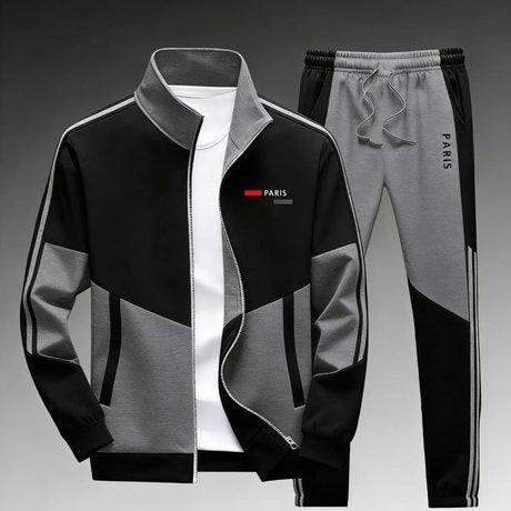 Men's Zipper Jacket and Trousers Set YT6129170466 XL