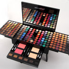 180 Colors Eyeshadow Blush Set - Piano-Shaped Makeup Palette Box